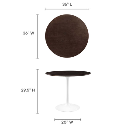 Lippa 36" Round Wood Dining Table by Modway - EEI-5157