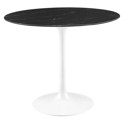 Lippa 36" Round Faux Marble Dining Table by Modway - EEI-5168