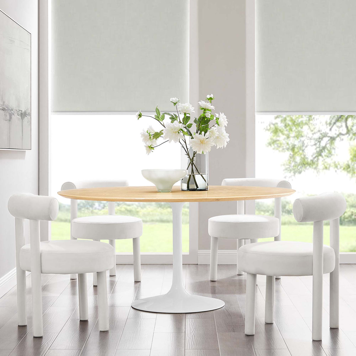 Lippa 60" Round Wood Dining Table by Modway - EEI-5176