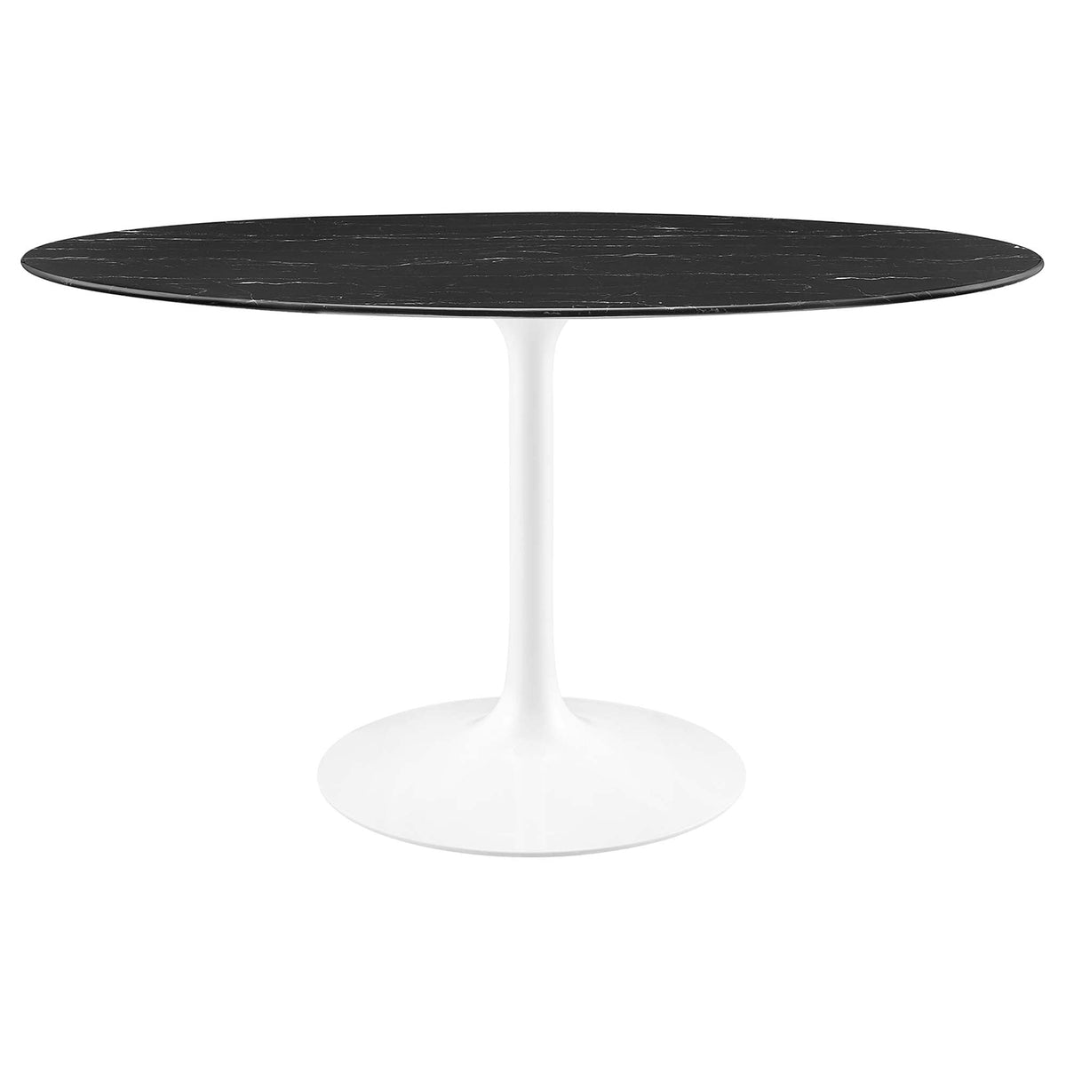 Lippa 54" Oval Faux Marble Dining Table by Modway - EEI-5185