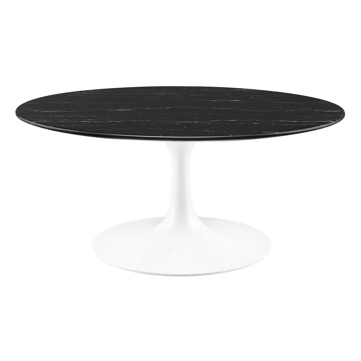 Lippa 36" Round Faux Marble Coffee Table by Modway - EEI-5191