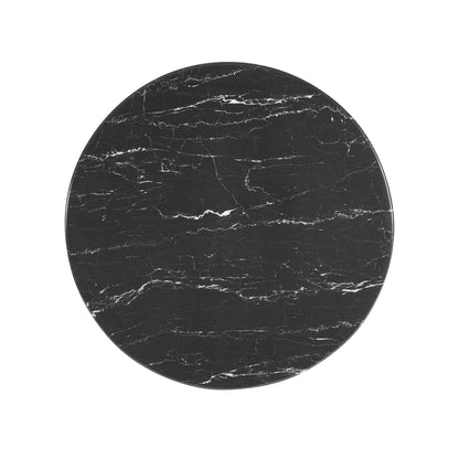 Lippa 28" Round Faux Marble Bar Table by Modway - EEI-5203