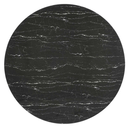 Lippa 60" Round Faux Marble Dining Table by Modway - EEI-5241