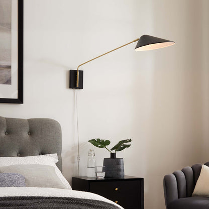 Journey 24" Swing Arm Wall Sconce by Modway