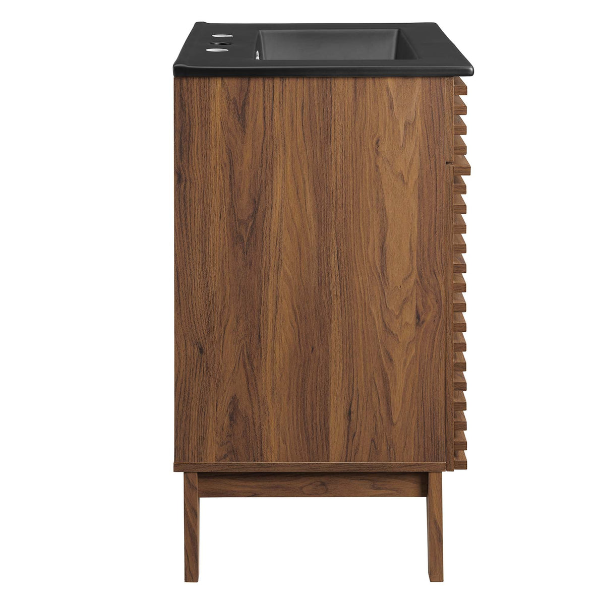 Render 24" Bathroom Vanity by Modway - Black Black / Walnut Black / White Black