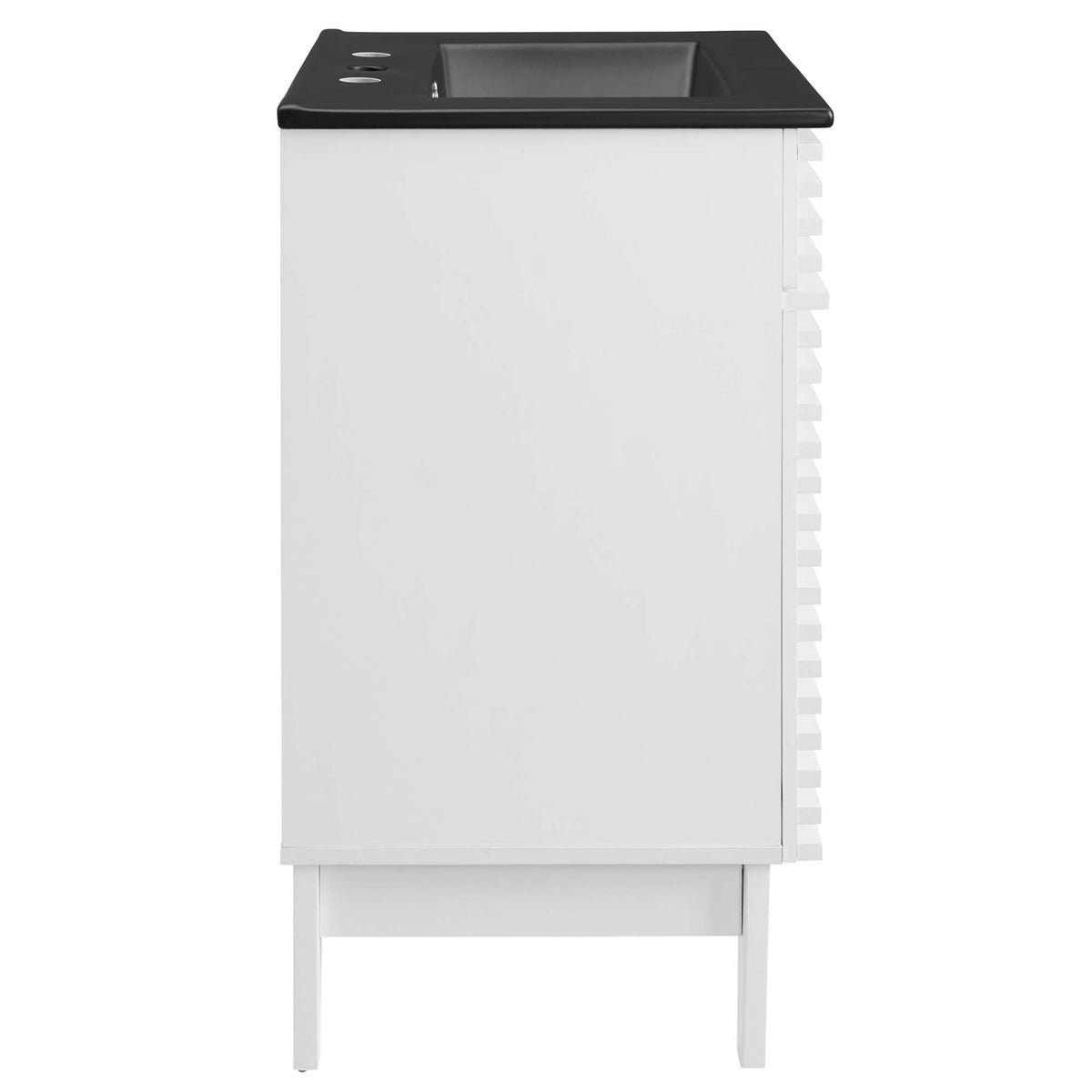 Render 24" Bathroom Vanity by Modway - Black Black / Walnut Black / White Black