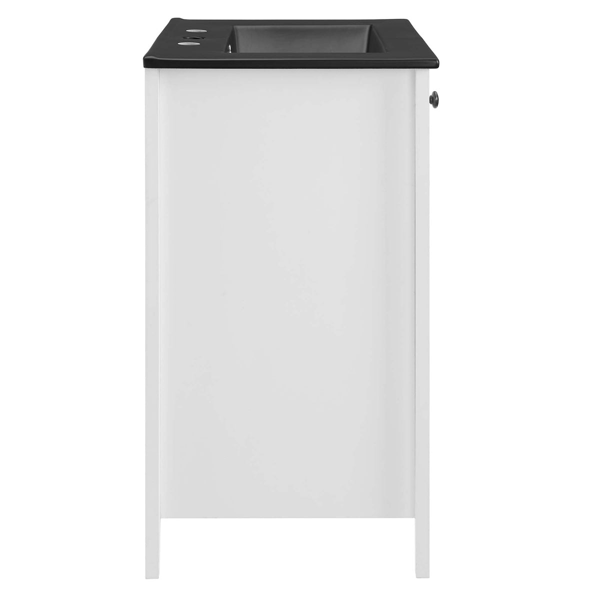 Nantucket 24" Bathroom Vanity by Modway - Gray Black / White Black