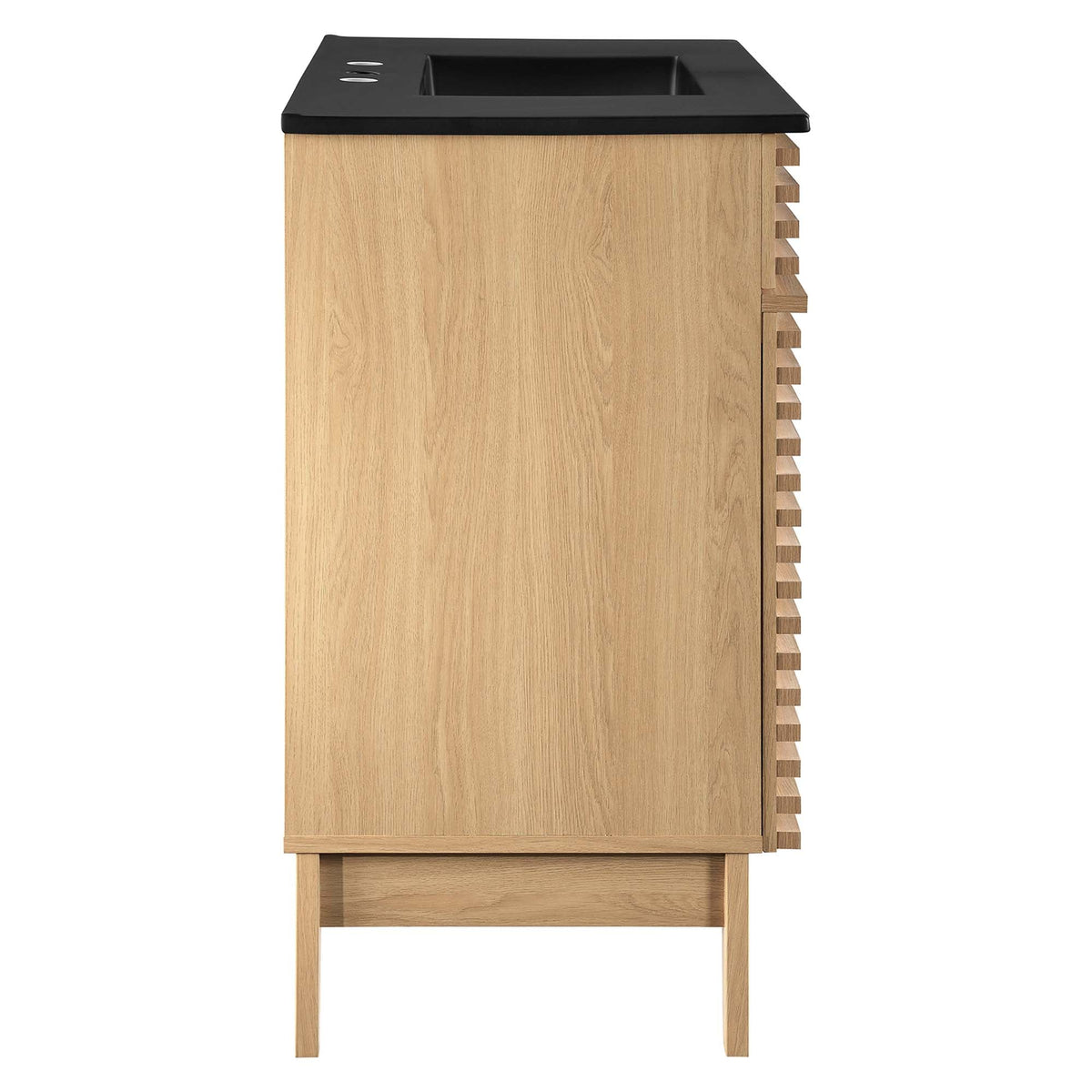 Render 36" Bathroom Vanity by Modway - Charcoal Black / Oak Black / Walnut Black