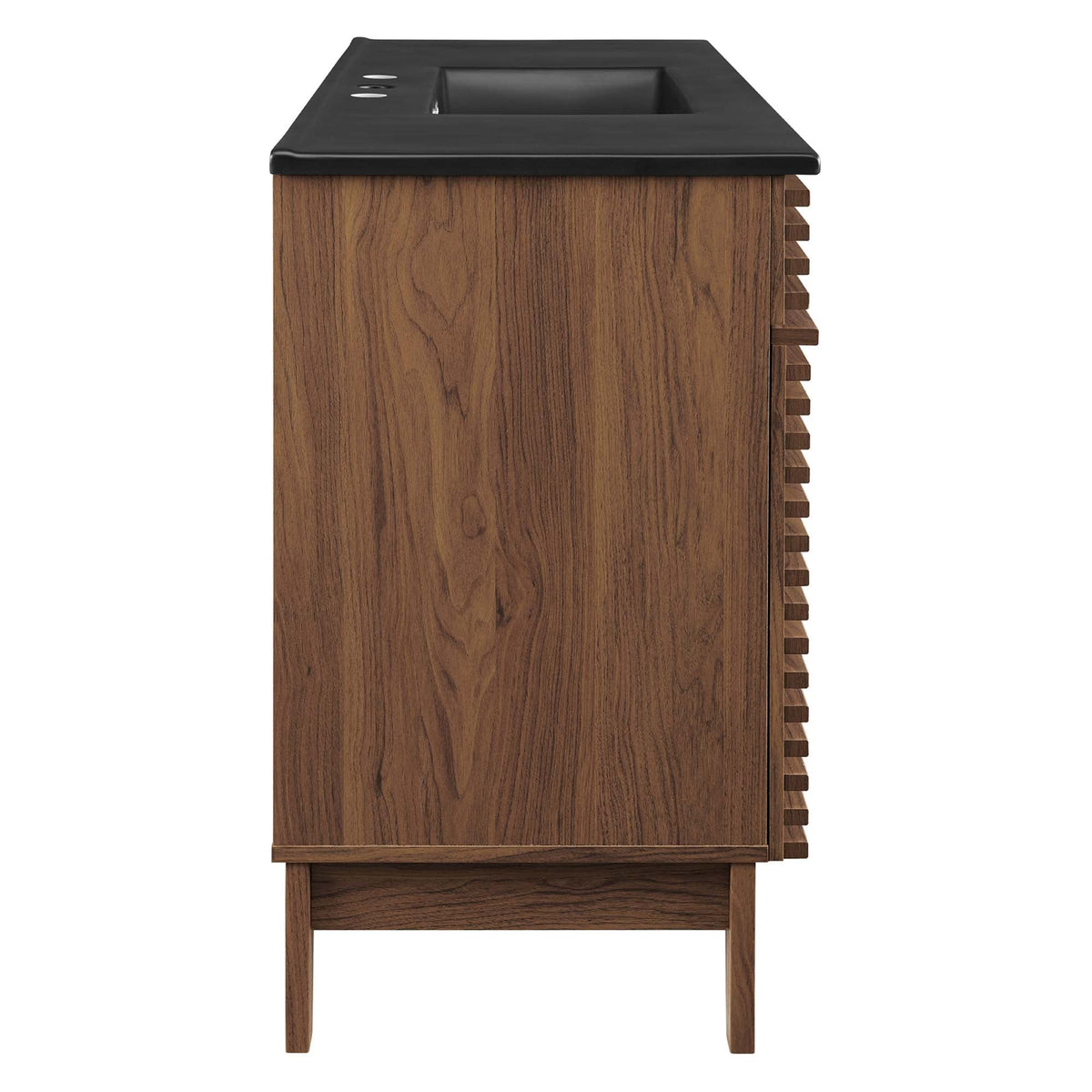 Render 48" Single Sink Bathroom Vanity by Modway - Oak Black / Walnut Black