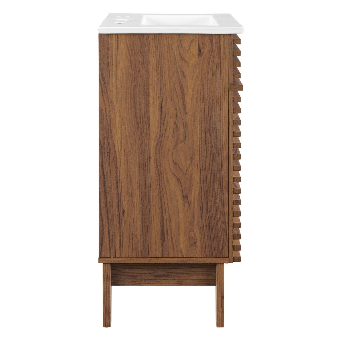 Render 18" Bathroom Vanity Cabinet by Modway - Oak White / Walnut White