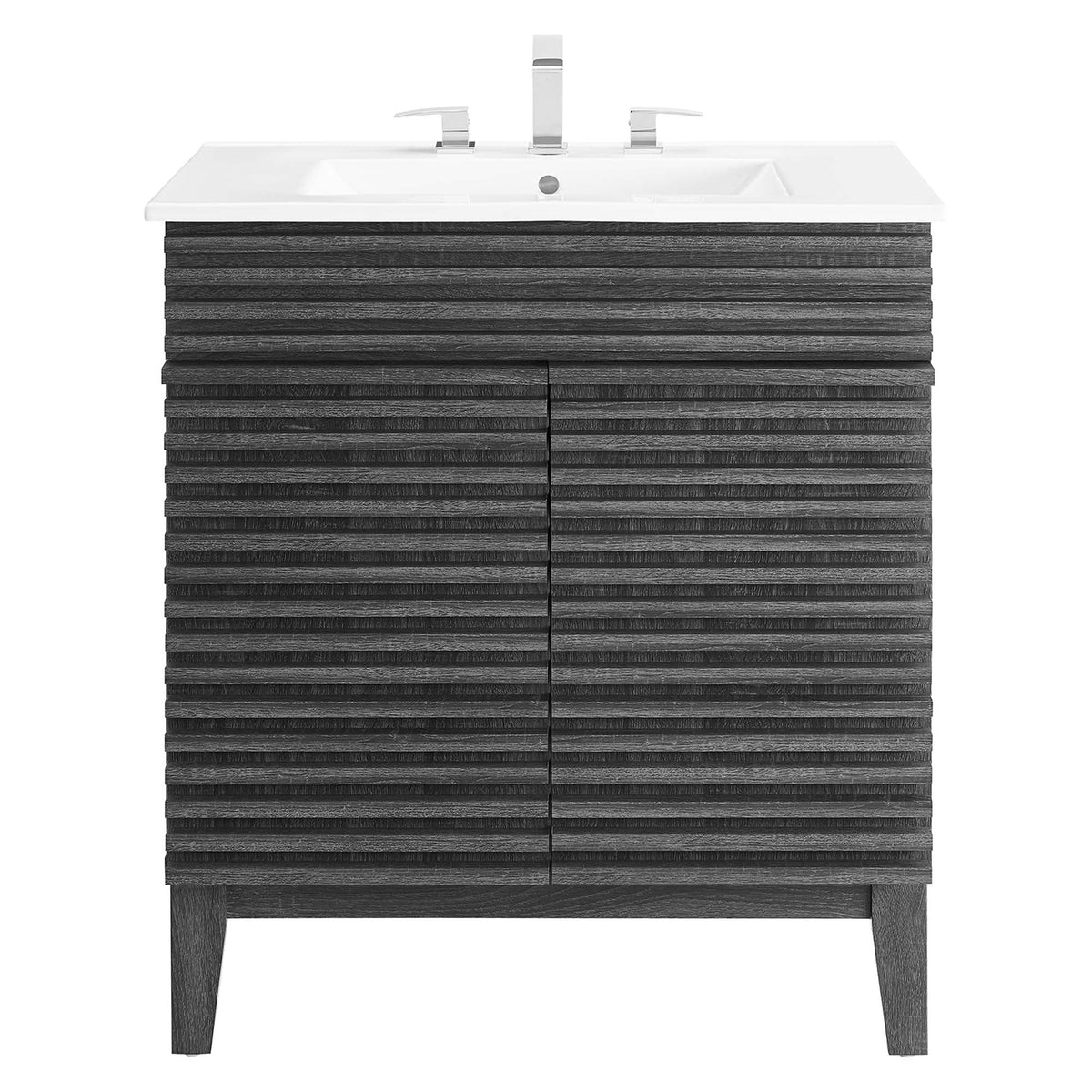 Render 30" Bathroom Vanity Cabinet by Modway - Charcaol White / Oak White / Walnut White