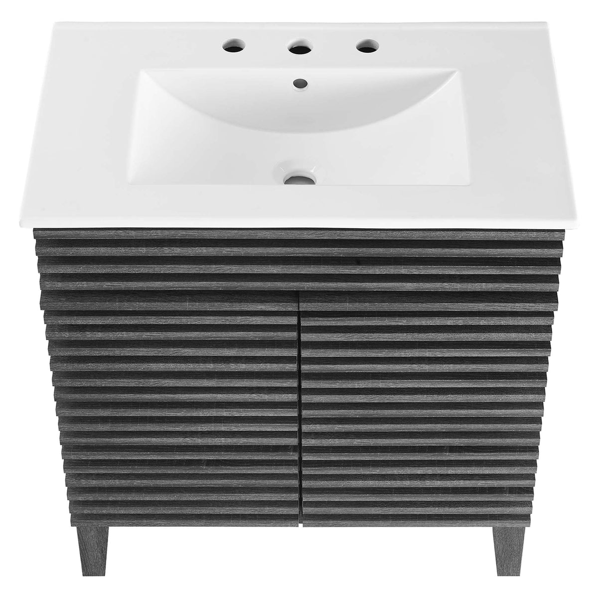 Render 30" Bathroom Vanity Cabinet by Modway - Charcaol White / Oak White / Walnut White