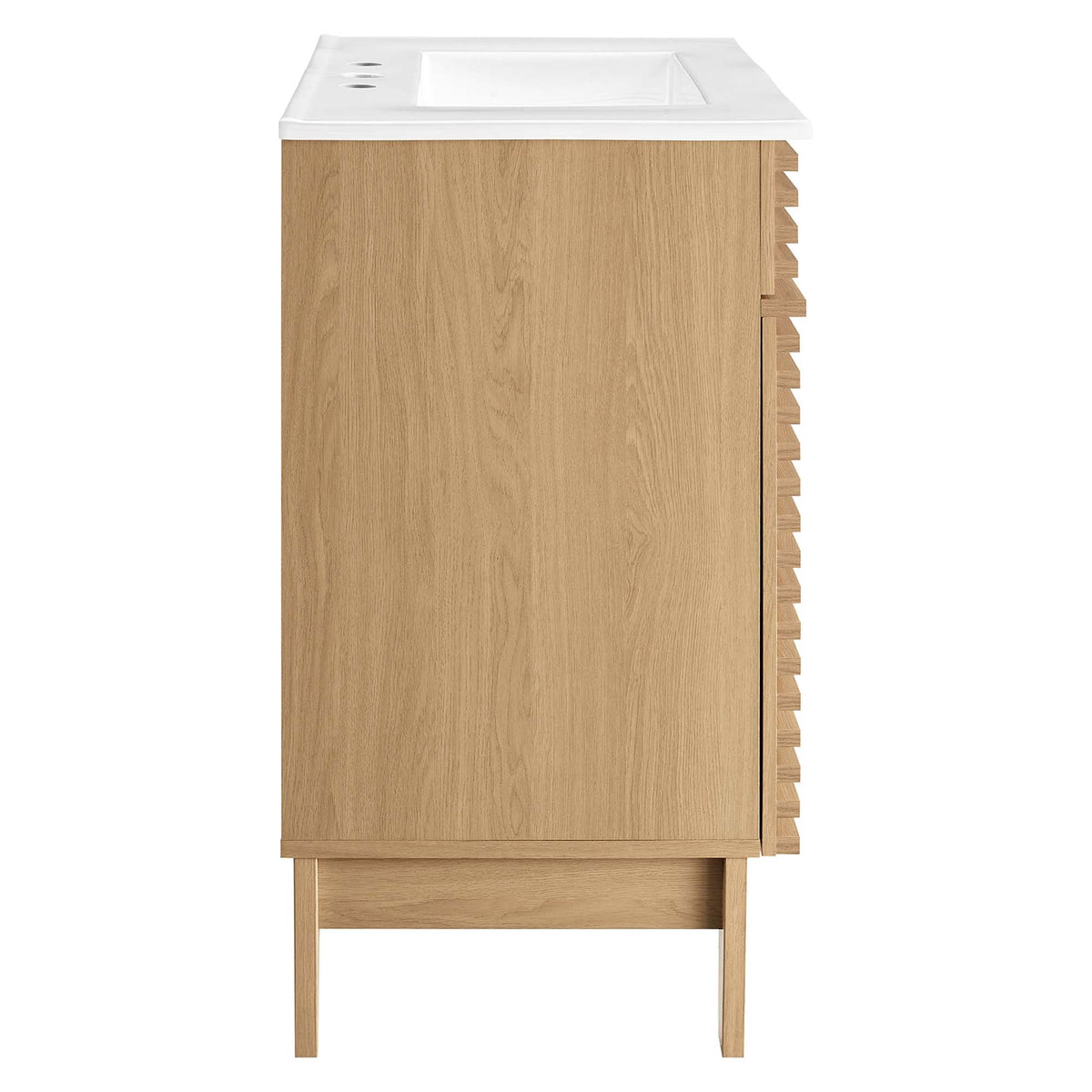 Render 30" Bathroom Vanity Cabinet by Modway - Charcaol White / Oak White / Walnut White