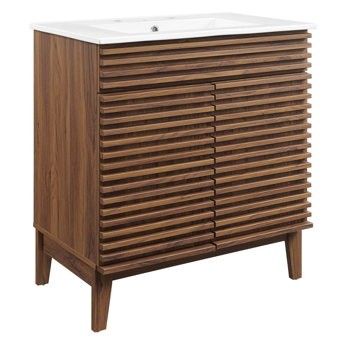 Render 30" Bathroom Vanity Cabinet by Modway - Charcaol White / Oak White / Walnut White