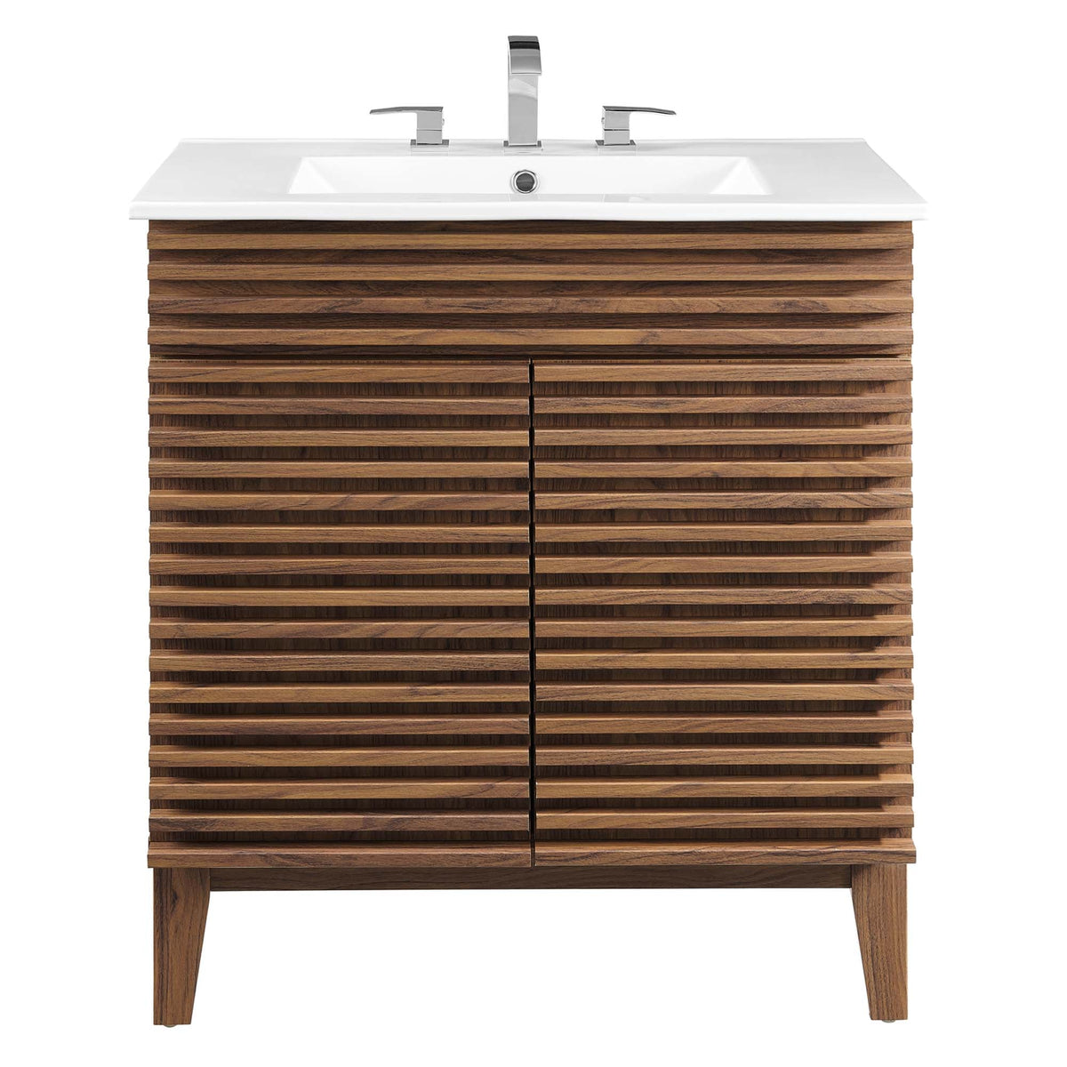 Render 30" Bathroom Vanity Cabinet by Modway - Charcaol White / Oak White / Walnut White