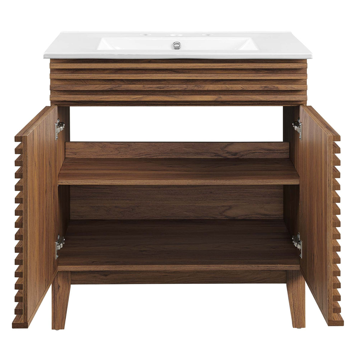 Render 30" Bathroom Vanity Cabinet by Modway - Charcaol White / Oak White / Walnut White