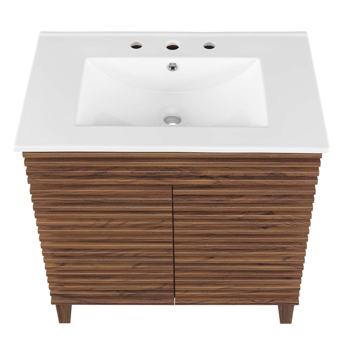 Render 30" Bathroom Vanity Cabinet by Modway - Charcaol White / Oak White / Walnut White