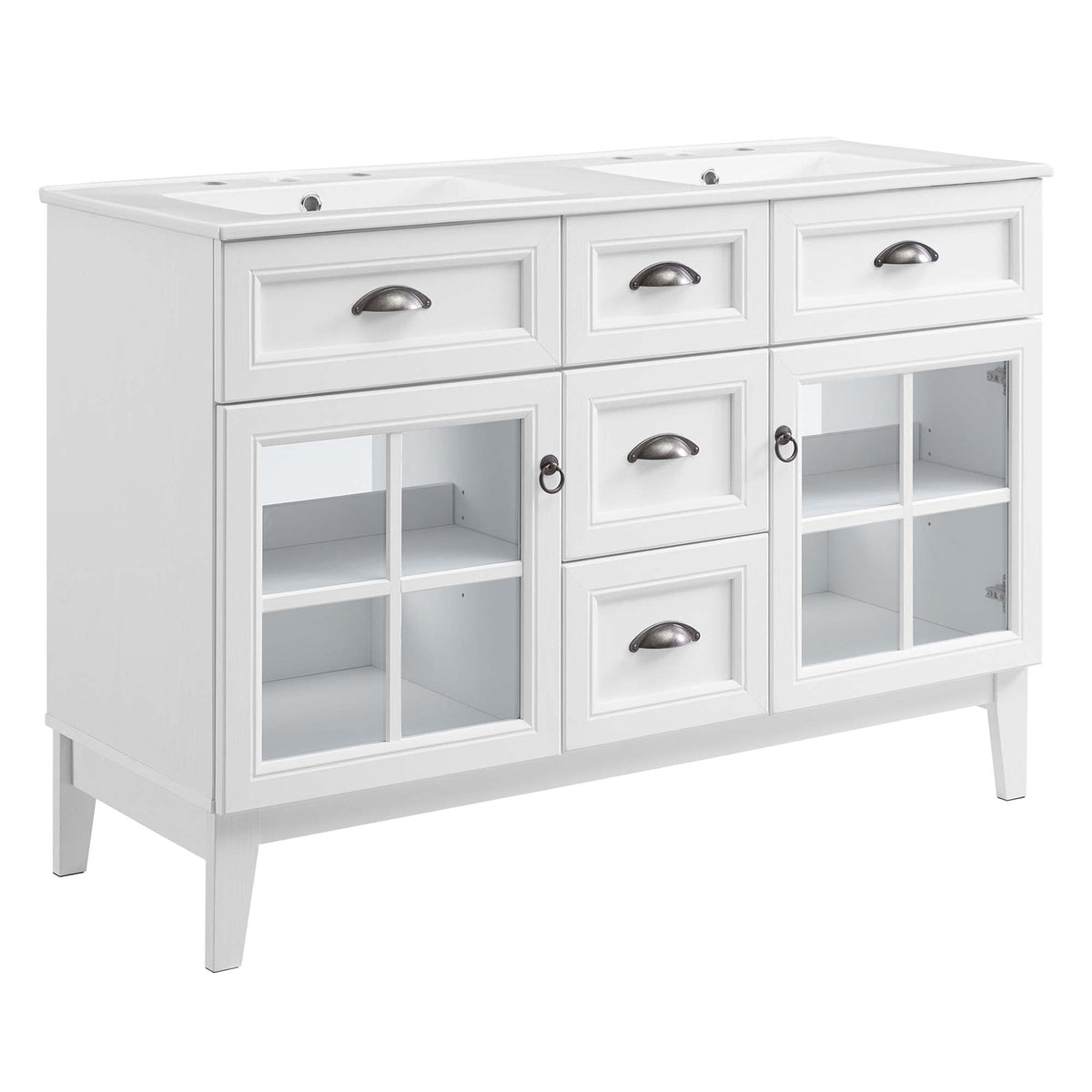 Isle 48" Double Bathroom Vanity Cabinet by Modway - EEI-5428