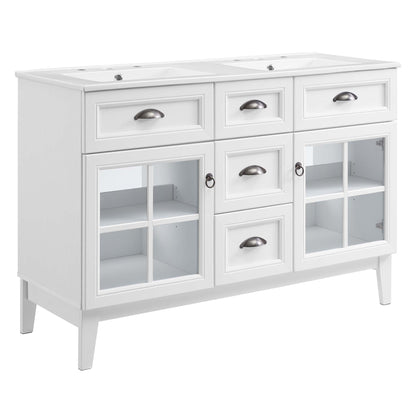 Isle 48" Double Bathroom Vanity Cabinet by Modway - EEI-5428