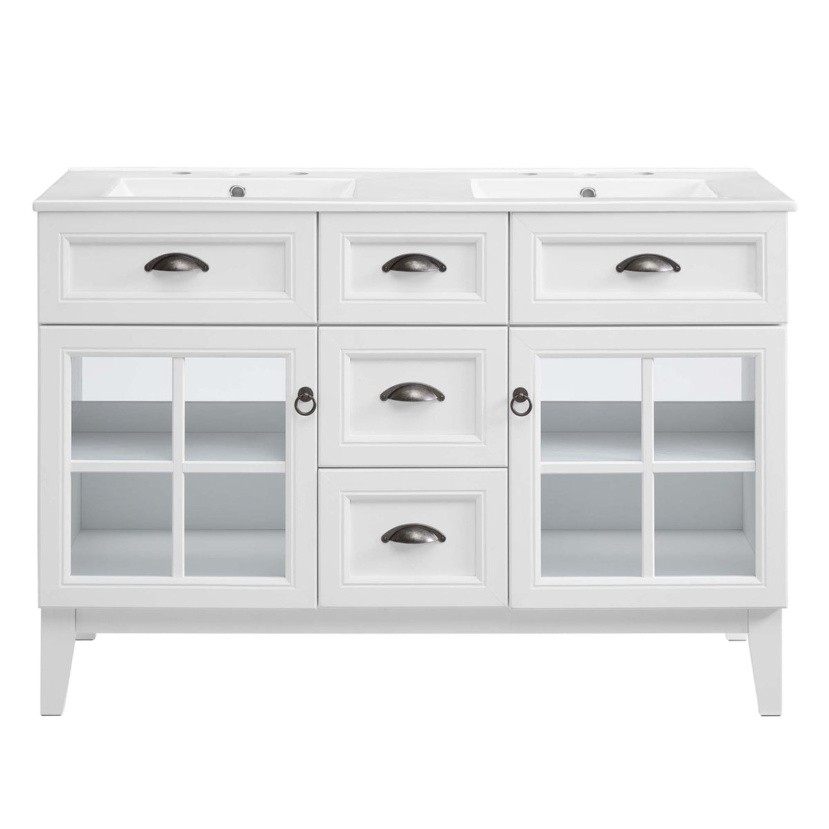 Isle 48" Double Bathroom Vanity Cabinet by Modway - EEI-5428