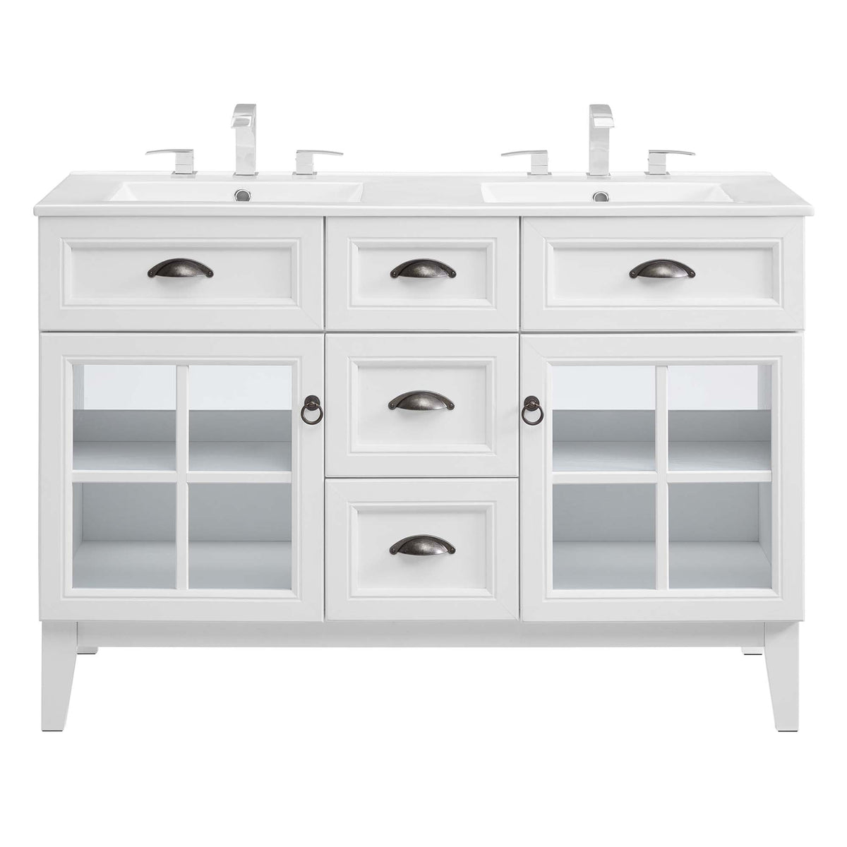 Isle 48" Double Bathroom Vanity Cabinet by Modway - EEI-5428