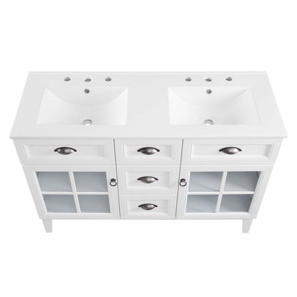 Isle 48" Double Bathroom Vanity Cabinet by Modway - EEI-5428