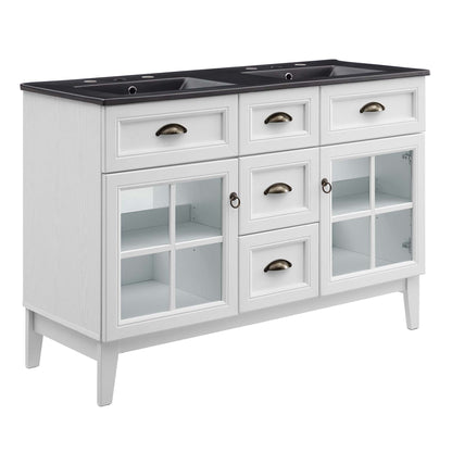 Isle 48" Double Bathroom Vanity Cabinet by Modway - EEI-5480