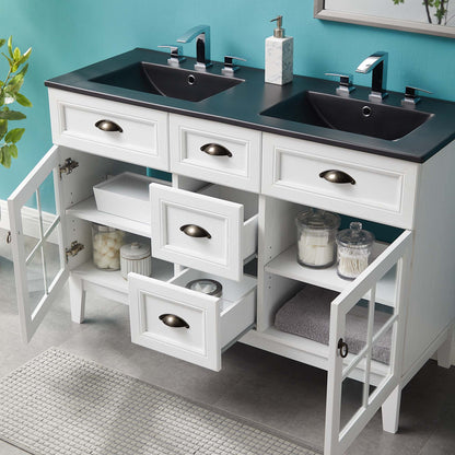 Isle 48" Double Bathroom Vanity Cabinet by Modway - EEI-5480