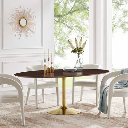 Lippa 78" Oval Wood Dining Table by Modway - EEI-5526