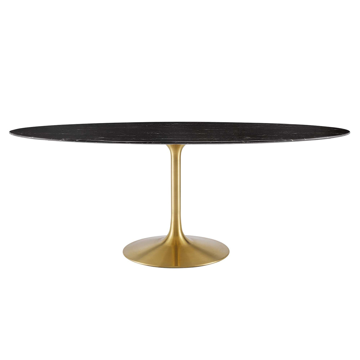 Lippa 78" Oval Faux Marble Dining Table by Modway - EEI-5528