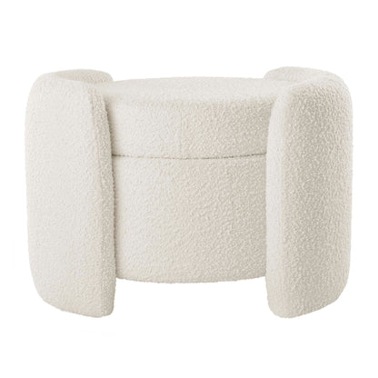 Nebula Boucle Upholstered Ottoman by Modway
