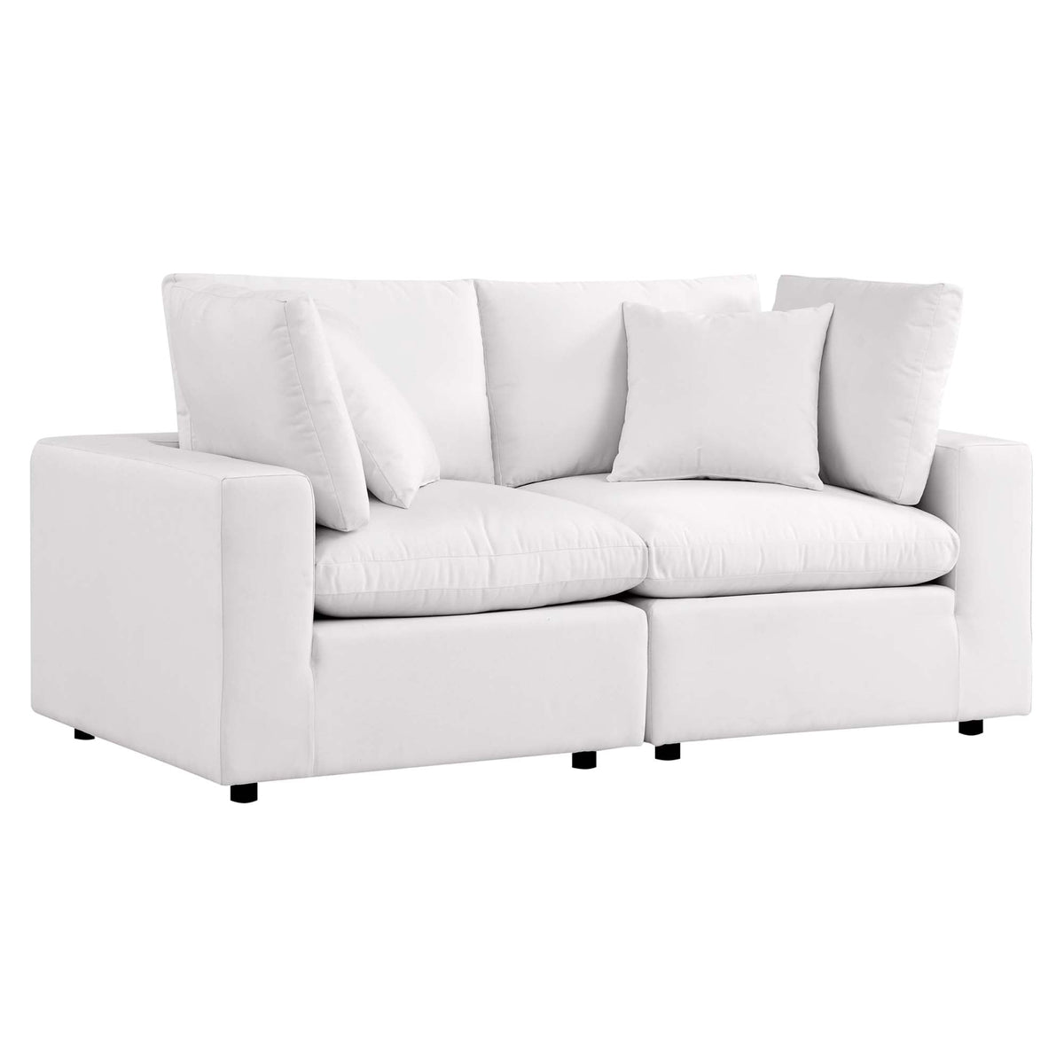 Commix Overstuffed Outdoor Patio Loveseat by Modway