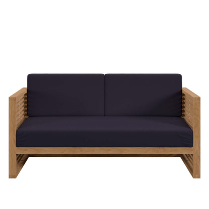 Carlsbad Teak Wood Outdoor Patio Loveseat by Modway
