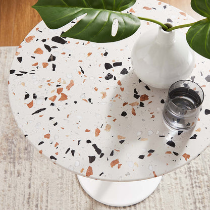 Lippa 20" Round Terrazzo Side Table by Modway - EEI-5682