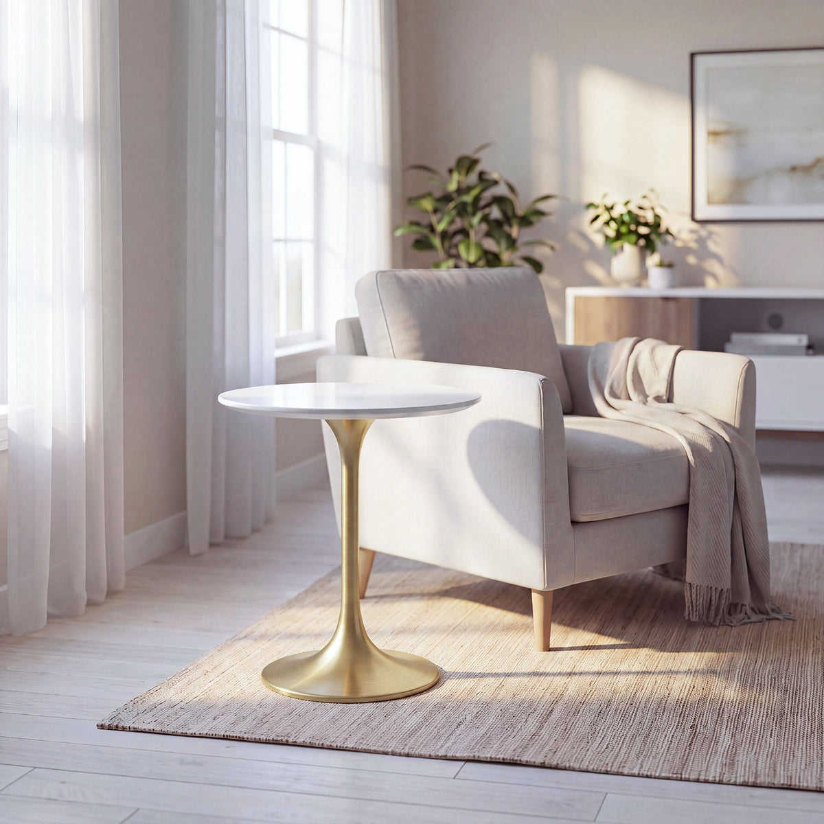 Lippa 20" Round Wood Side Table by Modway - EEI-5686