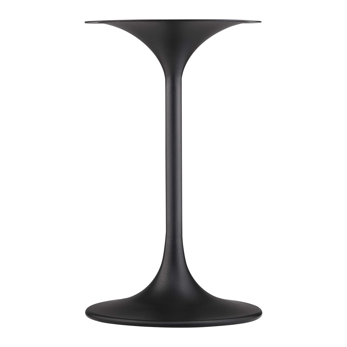 Lippa 20" Round Faux Marble Side Table by Modway - Black Black / Black White