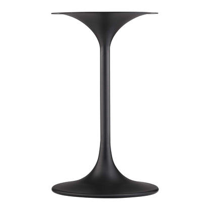 Lippa 20" Round Faux Marble Side Table by Modway - Black Black / Black White