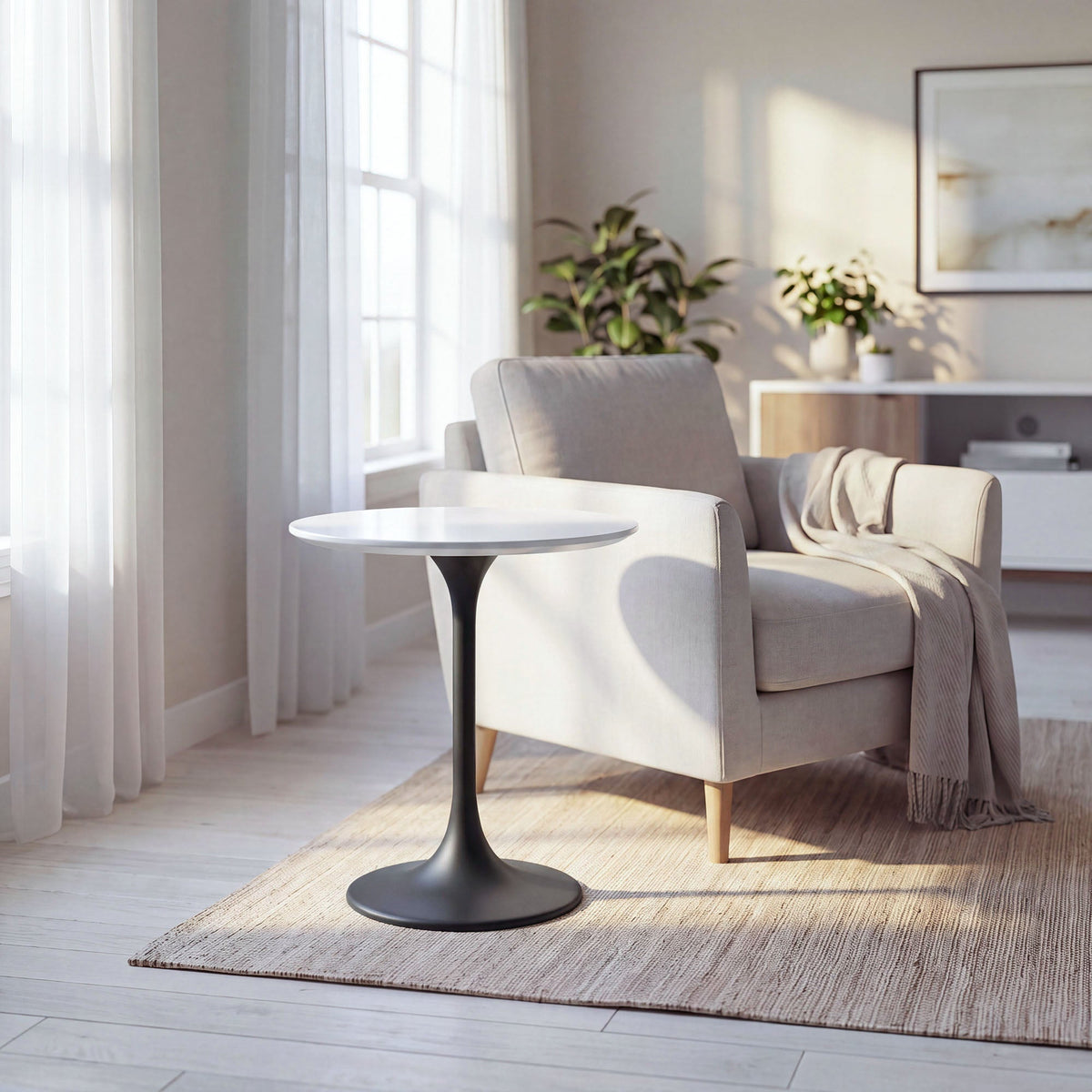 Lippa 20" Round Wood Side Table by Modway - EEI-5691