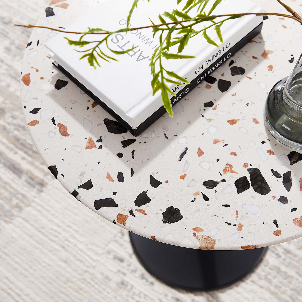 Lippa 20" Round Terrazzo Side Table by Modway - EEI-5692