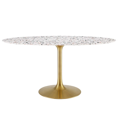 Lippa 60" Oval Terrazzo Dining Table by Modway - EEI-5736