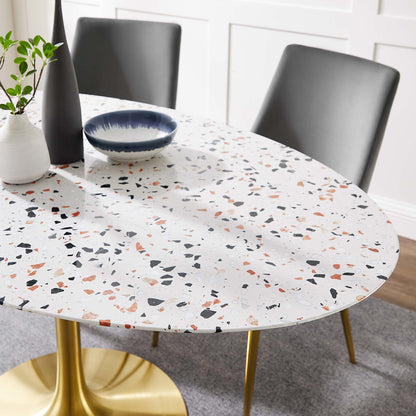 Lippa 60" Oval Terrazzo Dining Table by Modway - EEI-5736