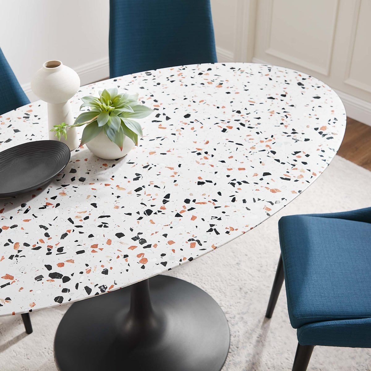 Lippa 60" Oval Terrazzo Dining Table by Modway - EEI-5737