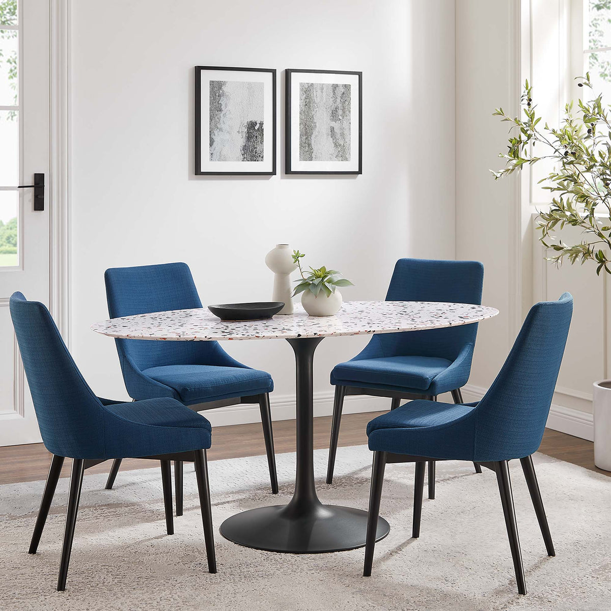 Lippa 60" Oval Terrazzo Dining Table by Modway - EEI-5737