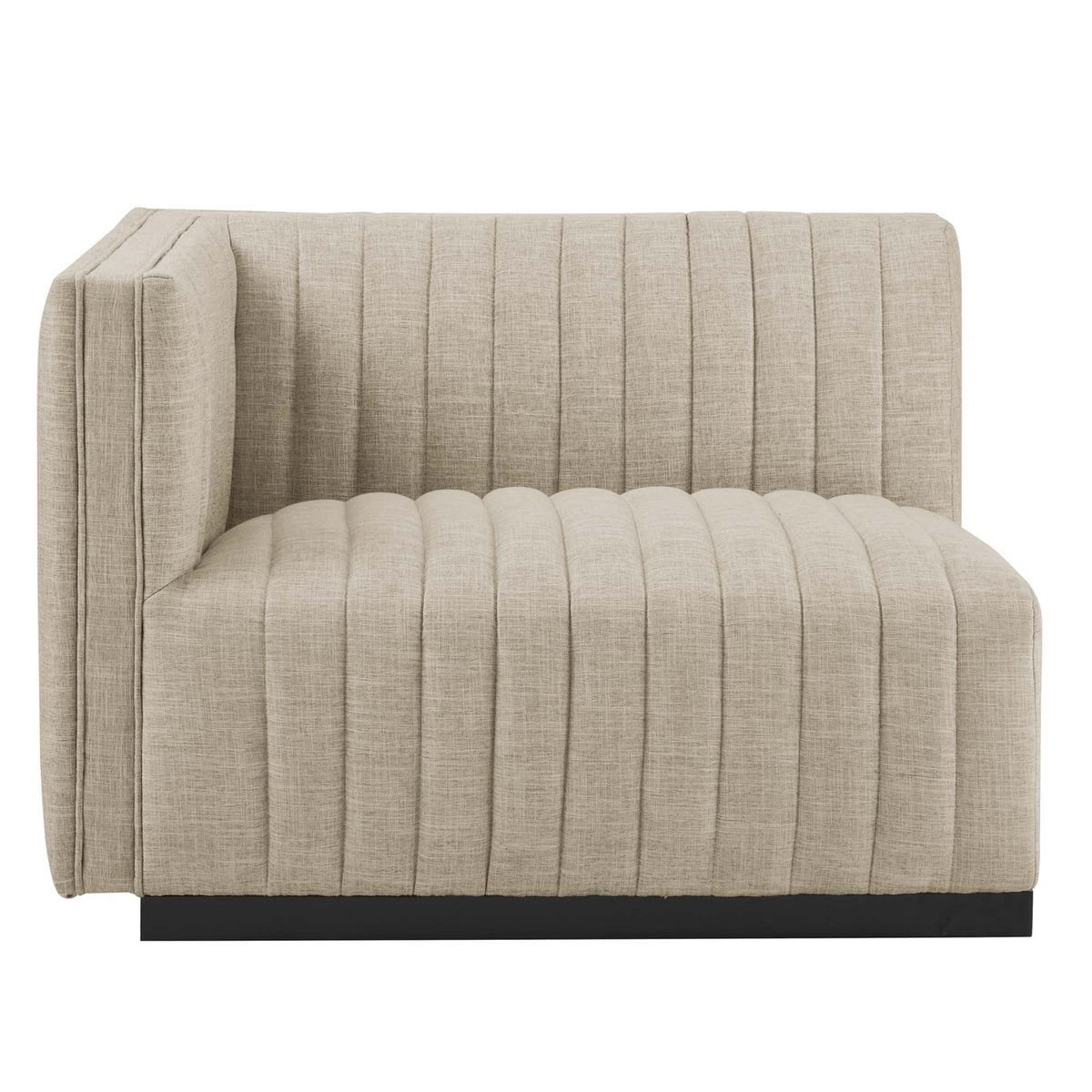 Conjure 6-Piece Channel Tufted Upholstered Fabric Sectional Sofa by Modway