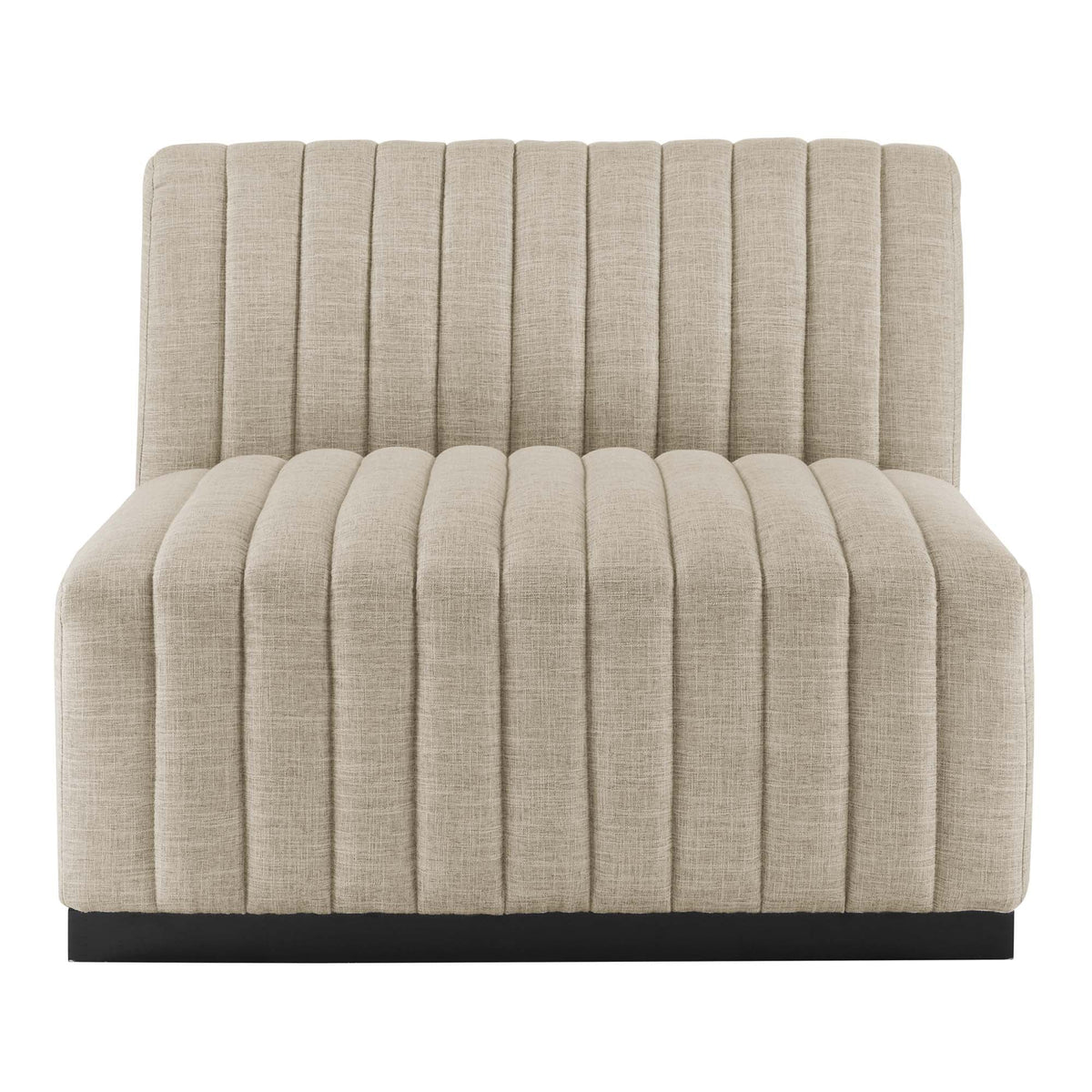 Conjure 6-Piece Channel Tufted Upholstered Fabric Sectional Sofa by Modway