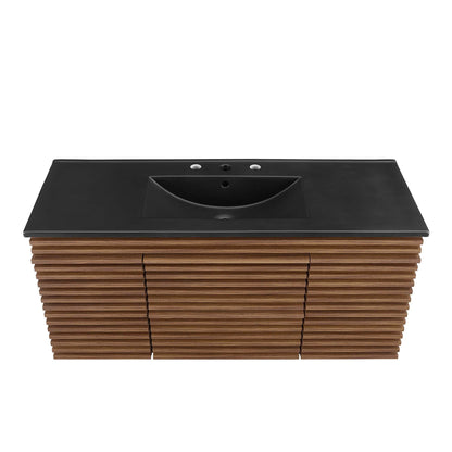 Render 48" Wall-Mount Bathroom Vanity by Modway