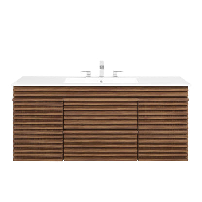 Render 48" Wall-Mount Bathroom Vanity by Modway