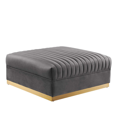 Sanguine 6-Piece Channel Tufted Performance Velvet Modular Sectional Sofa by Modway