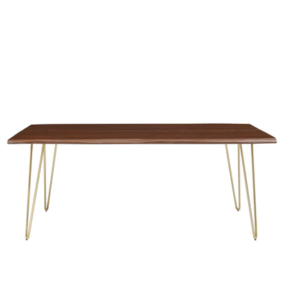Ardor 74" Live Edge Acacia Wood Dining Table by Modway