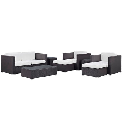 Venice 8 Piece Outdoor Patio Sofa Set by Modway
